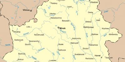 Mapa de belorussia